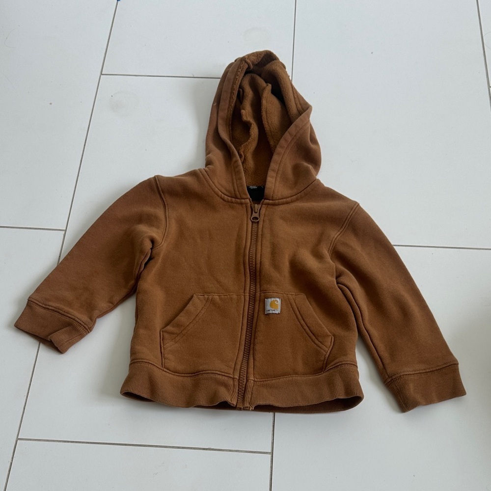 Carhartt Kids Tan Hoodie 2T